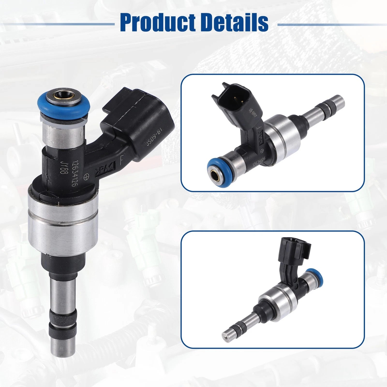 6X Fuel Injector Nozzle 12629927 for Chevrolet Equinox LT LTZ (2010–2011)