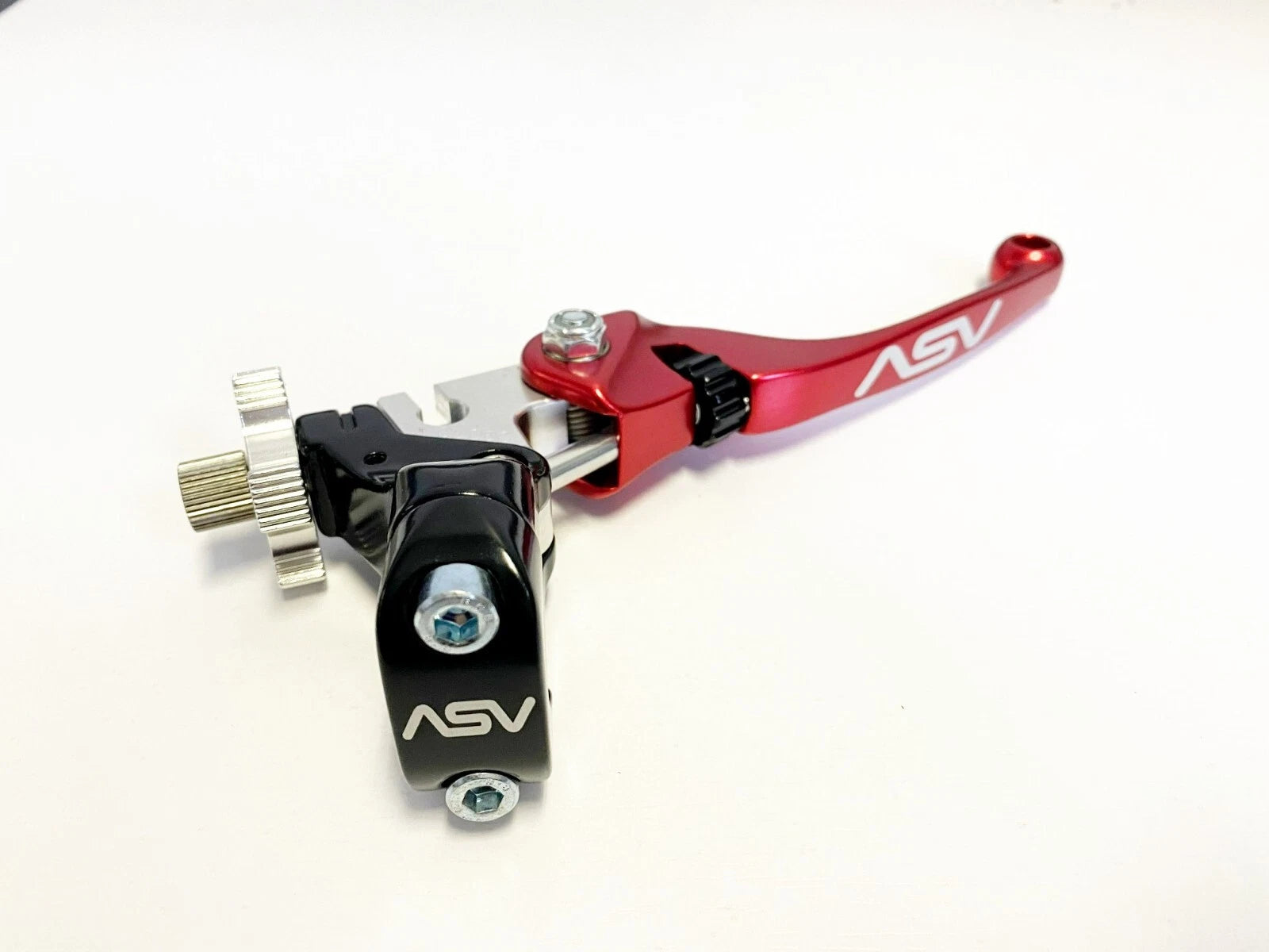 ASV F4 Front Brake Clutch Perch Levers Pair Red for Honda CRF 250R 450R RX (2004–2023)