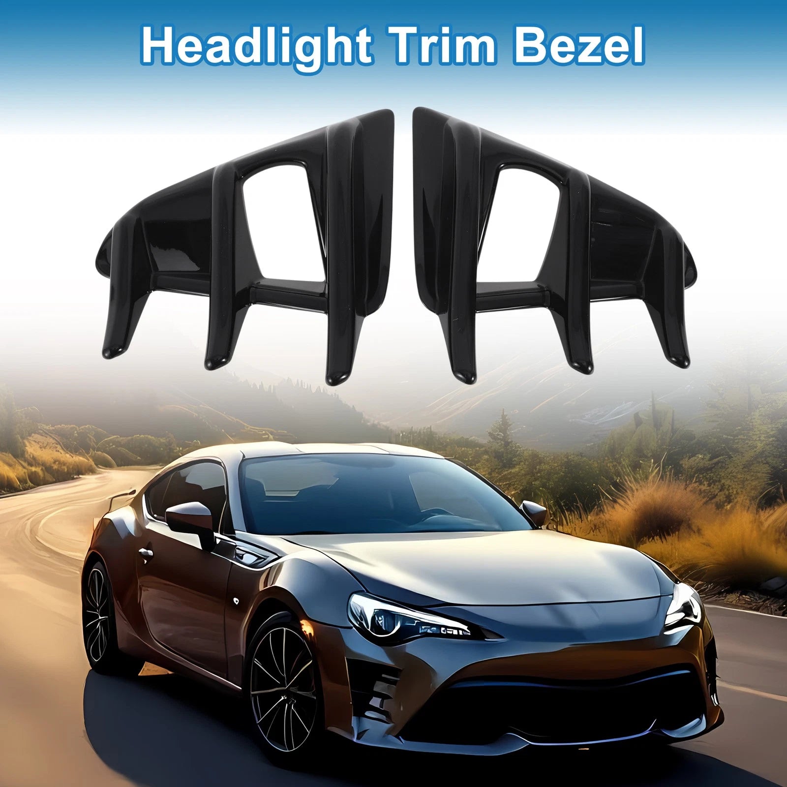 2X Headlight Trim Bezel for Toyota 86 (2016–2020)