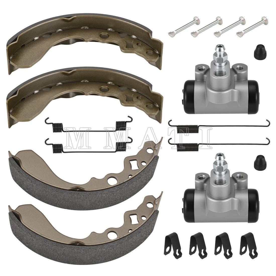 Front Brake Wheel Cylinder Shoes Kit for Suzuki QuadRunner 250 (1987–1998)