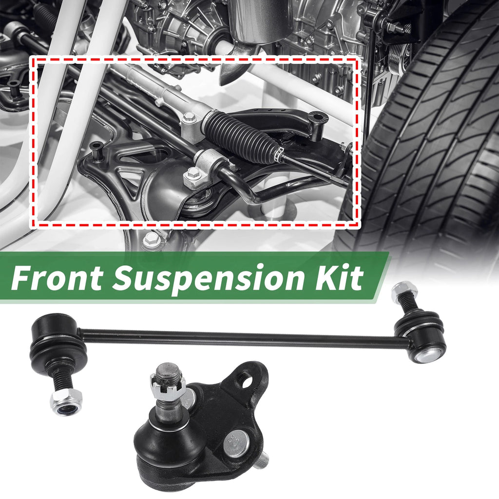 Set of 4 Front Suspension Kit Sway Bar Link Lower Ball Joint for Toyota RAV4 