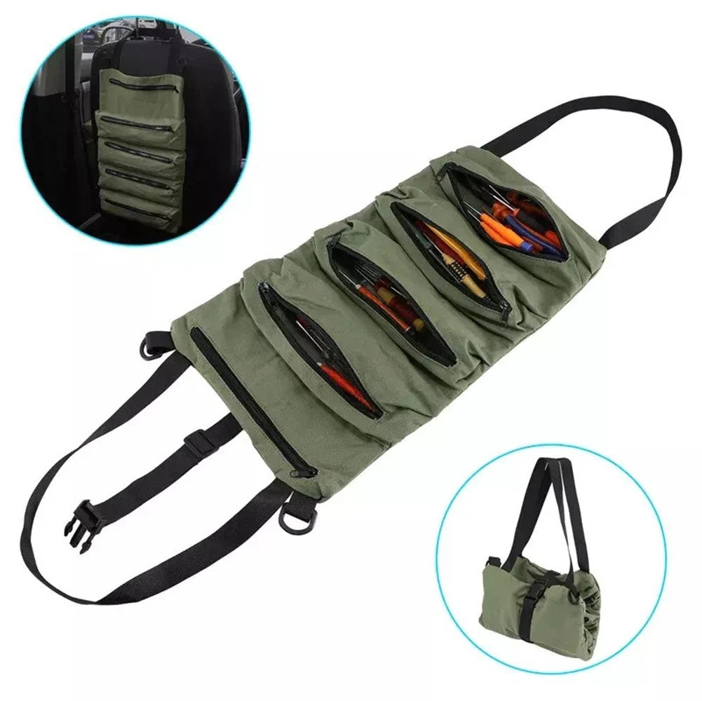 Tool Roll Up Bag for Gardening and Woodworking Tools