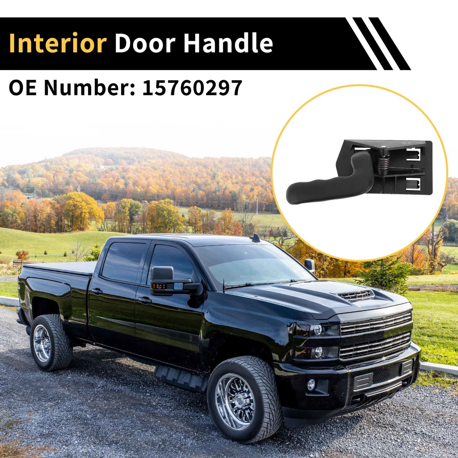 Interior Door Handle for Chevrolet Silverado 2500 (No. 15760297)
