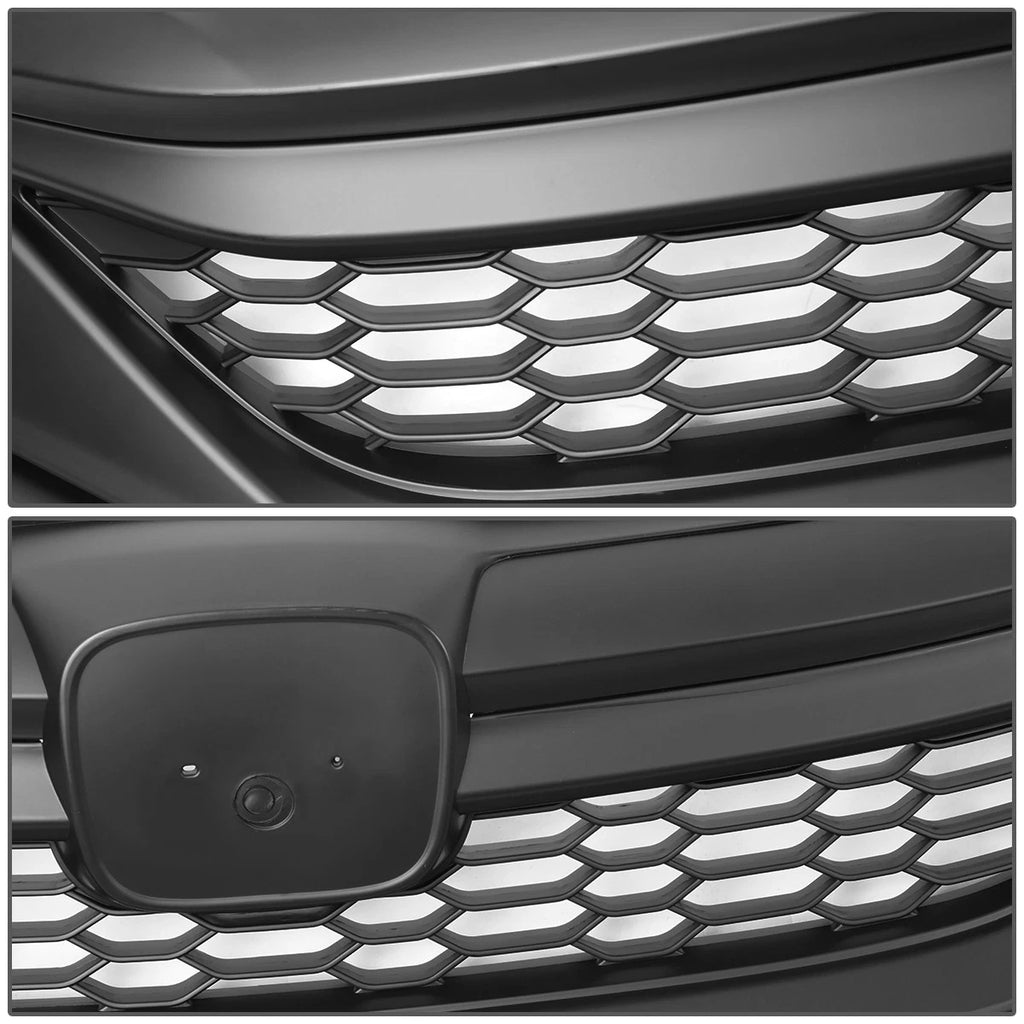 Front Upper Bumper Sport Mesh Grille for Honda Accord 2016–2017