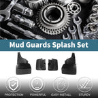 Set of 4 Mud Flaps Splash Guards for Toyota Land Cruiser LC100 (1998–2007)