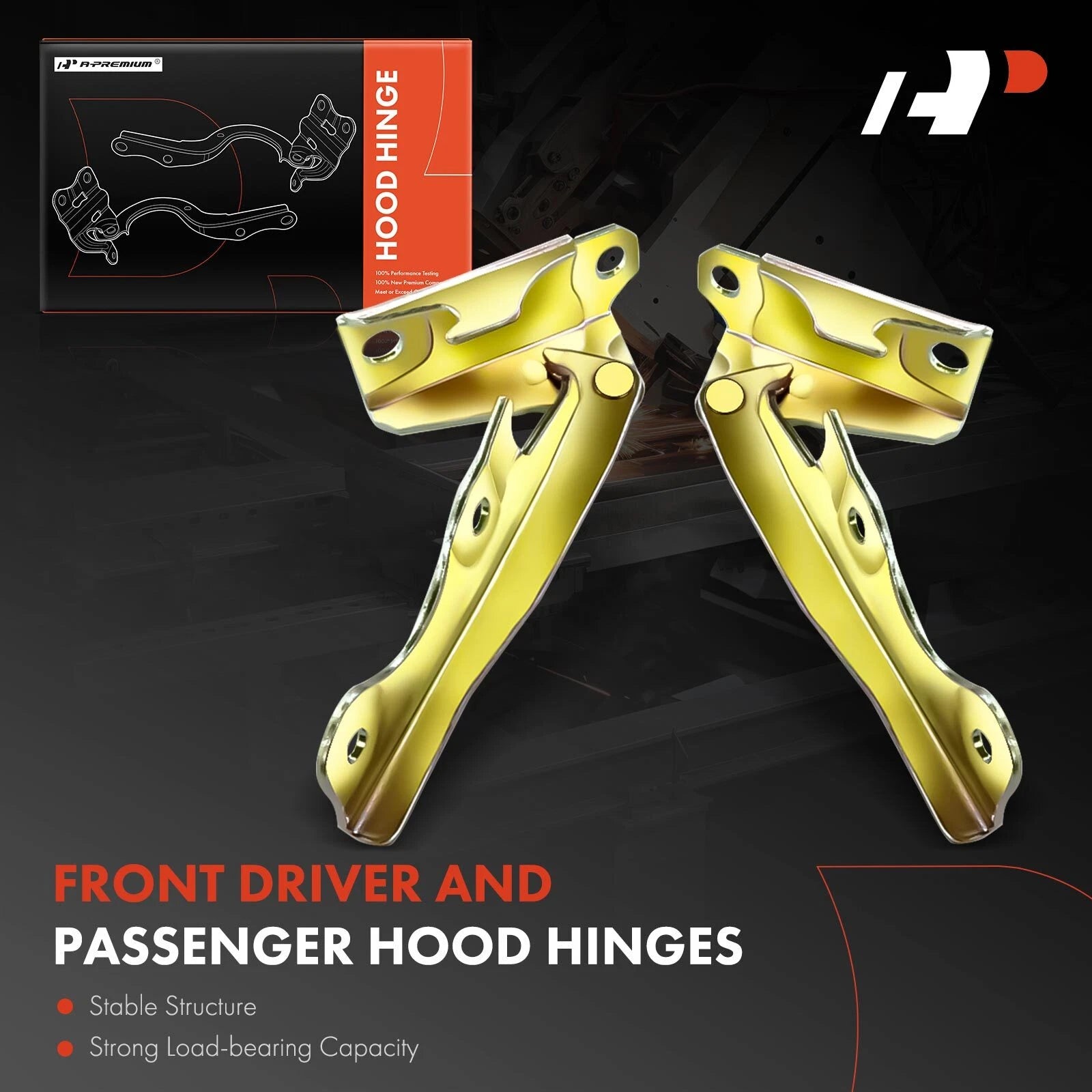 2X Hood Hinge for Mitsubishi Galant Eclipse (1995-2005)
