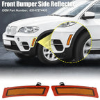 Vehicle Bumper Reflector for BMW XDrive35d XDrive35i Yellow