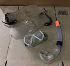 Solstice Swimline Mask Snorkel & Fins Set with Mesh Bag for 5-7 (99205-57-GY)