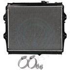 Radiator for Toyota Pickup 4Runner (1989–1994) with Oil Hose Clamps Kit