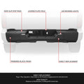Rear Step Bumper for Toyota Tundra (2022–2026) Black w/o Sensor Holes