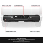 Rear Step Bumper for Toyota Tundra (2022–2026) Black w/o Sensor Holes