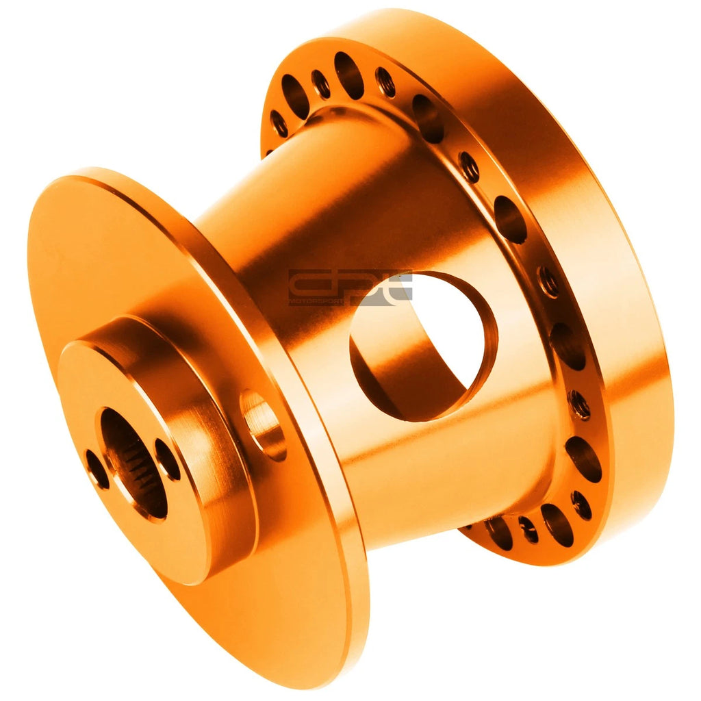 6-Hole Hub Adaptor for Mazda Miata/RX-7/RX-8/626 (1990–2002) Orange Aluminum