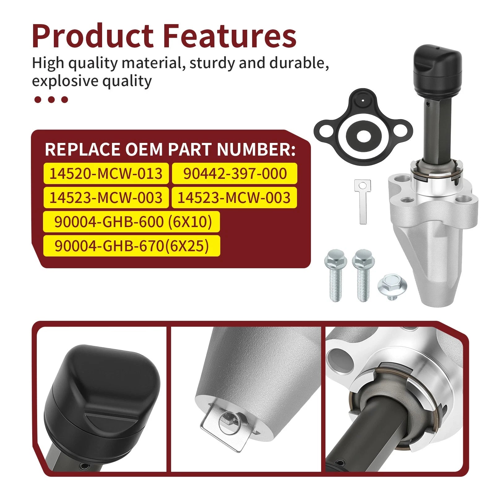 Cam Chain Tensioner w/ Gasket Bolt for Honda Interceptor VFR800F (2014–2015)