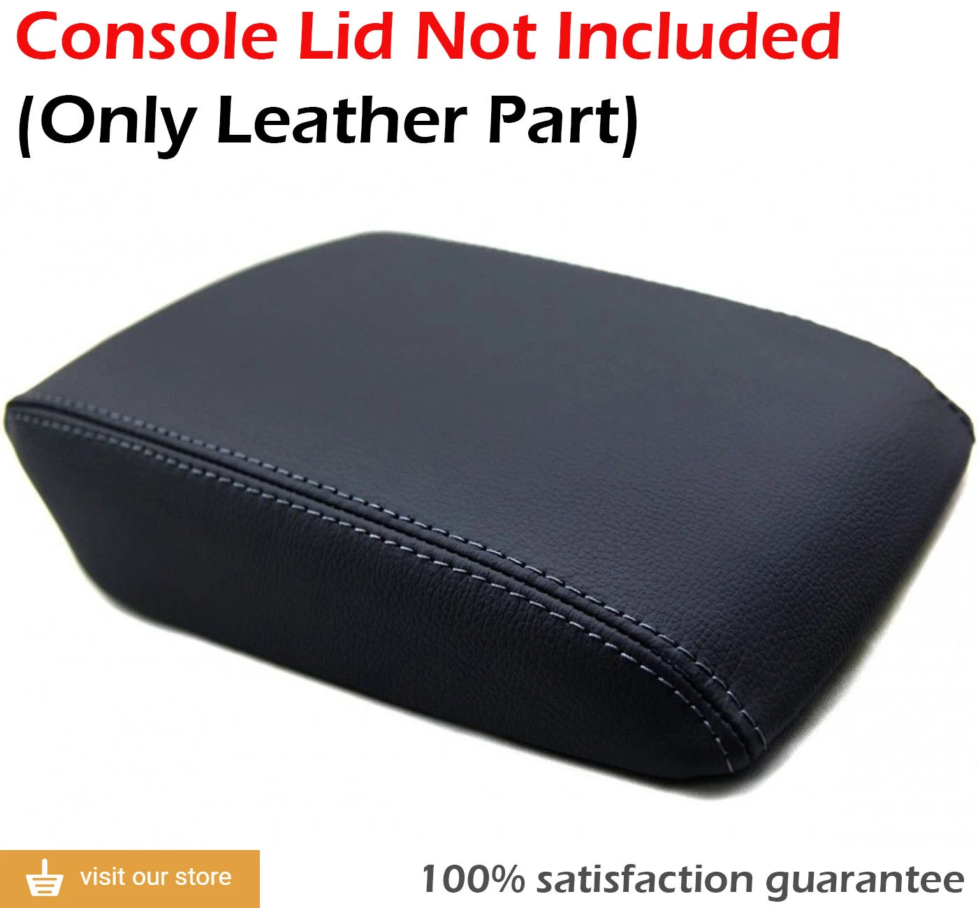 Center Console Armrest Cover for Acura TL (2004–2008) Gray PVC Leather