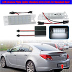2X White LED License Plate Light Lamp for Zafira B Astra Insignia (2005–2011)