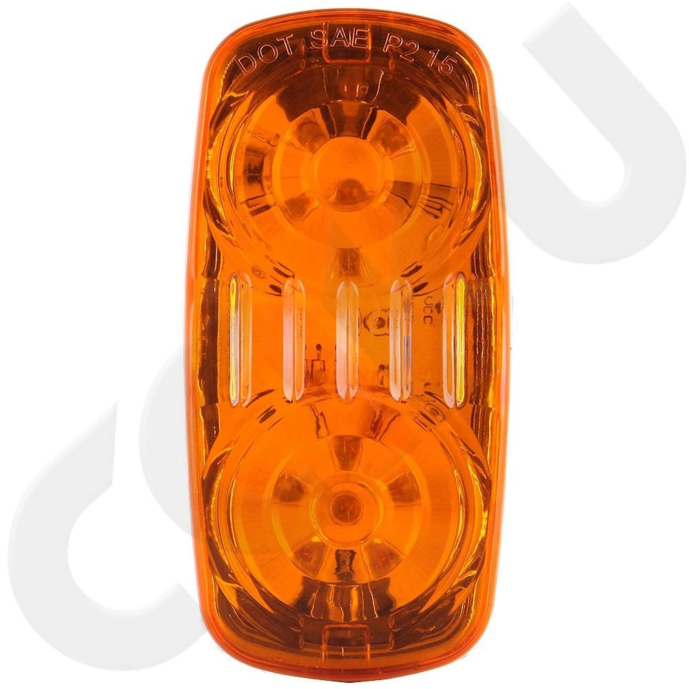 Set of 4 Amber 4 Inch LED Side Marker Lights for Pickup Truck