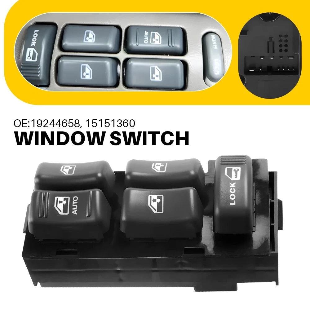 Power Window Switch for Chevy Blazer GMC Yukon Oldsmobile Bravada (1995–2005)