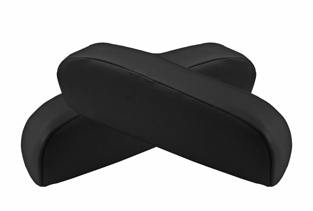 Front Seat Armrest Protector Cover for Volvo VNL (2004–2018) Black Leather