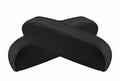 Front Seat Armrest Protector Cover for Volvo VNL (2004–2018) Black Leather