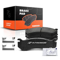 Set of 4 Rear Ceramic Brake Pads for Chevrolet Silverado 2500 HD (2001–2023)