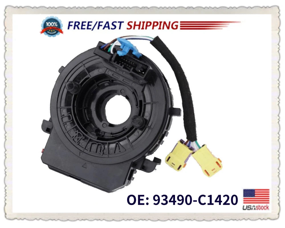 Clock Spring 93490-C1420 for Hyundai Sonata Hybrid/Sonata (2018–2019)