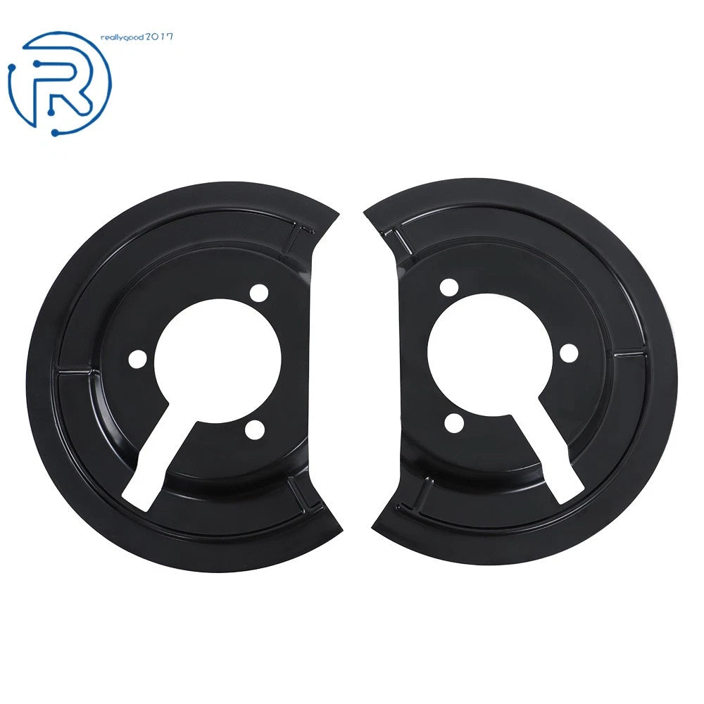 Pair Front Brake Dust Shields for Dodge Ram 1500 Classic (2002-2019)