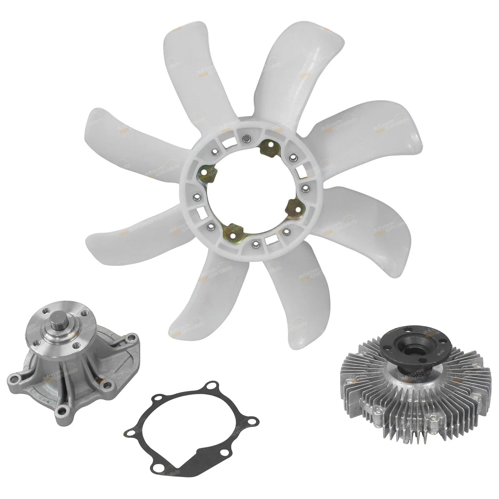 Water Pump Fan Clutch & Blade for Landcruiser FZJ (1992–2007)