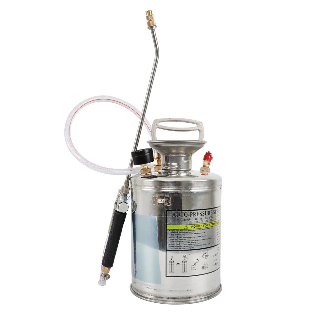 3FT Reinforced Hose Stainless Steel Sprayer for Garden (1 Gallon)