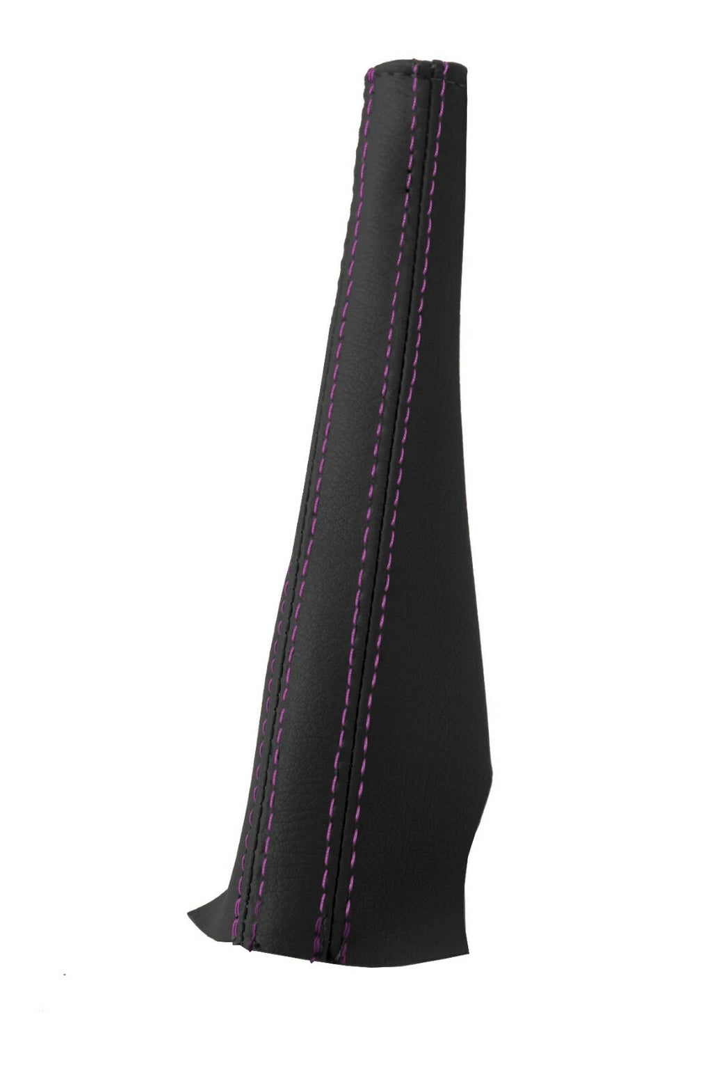 Leather Emergency Brake Boot Cover for Nissan 350Z (2003–2008) Purple Stitch