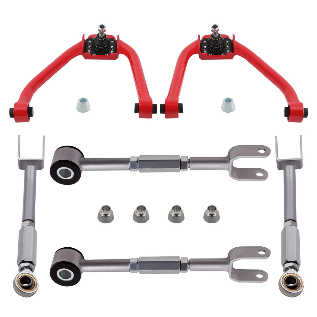 Adjustable Front & Rear Camber Traction Radius Arm Kit for Infiniti G35 (2003–2007)