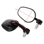 CNC Aluminium Bar End Mirrors for Yamaha MT-07 MT-09 XSR 700 900 (2014–2023)