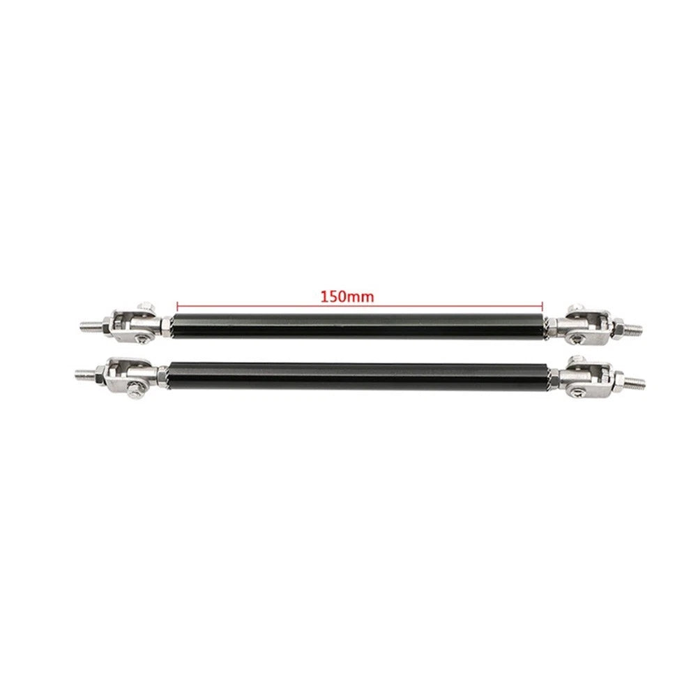 150mm Black Support Bar for Ford Front Lip Splitter (Compatible)