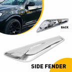 Chrome Fender Emblem for BMW X3 X4 (2015–2017)