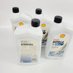 Set of 4 Shell Rotella SAE 15W-40 Diesel Engine Oil 1 QT for Diesel Engines