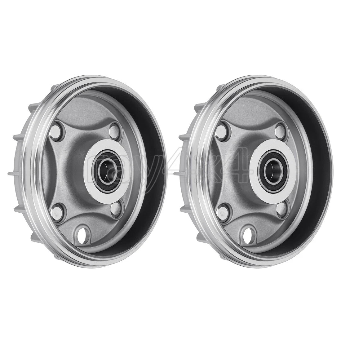 2Pcs Front Brake Drum for Honda TRX350TM 2x4 Rancher 350 (2000–2006) 44600-HN4-670