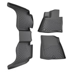 Set of 4 TPE Black All-Weather Carpet Floor Mats for Hyundai Santa Cruz (2022–2025)