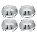 4 x 60mm Chrome Wheel Center Caps for Universal Rims (No Logo)