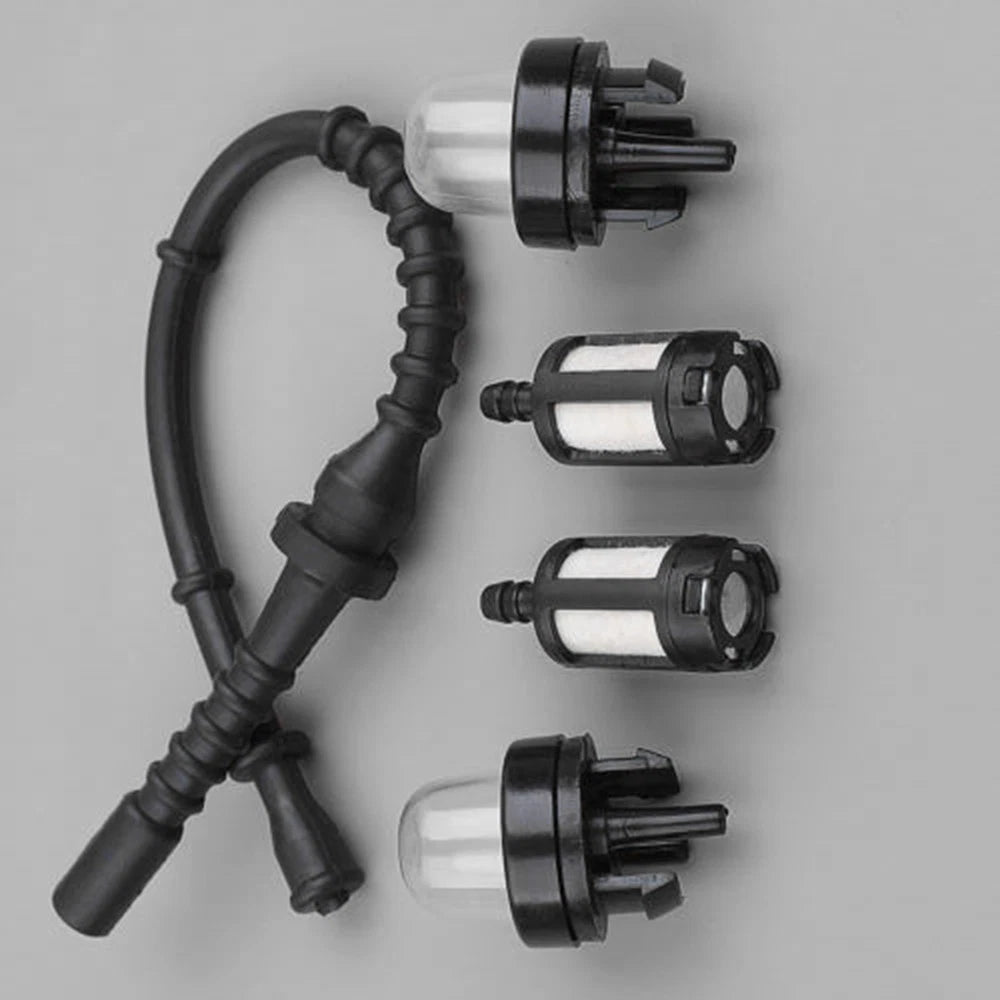 Set of 4 Filters and Primers for Lawn Equipment