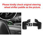 Black Steering Wheel Paddle Shifter Extensions for Toyota Camry Corolla Avalon