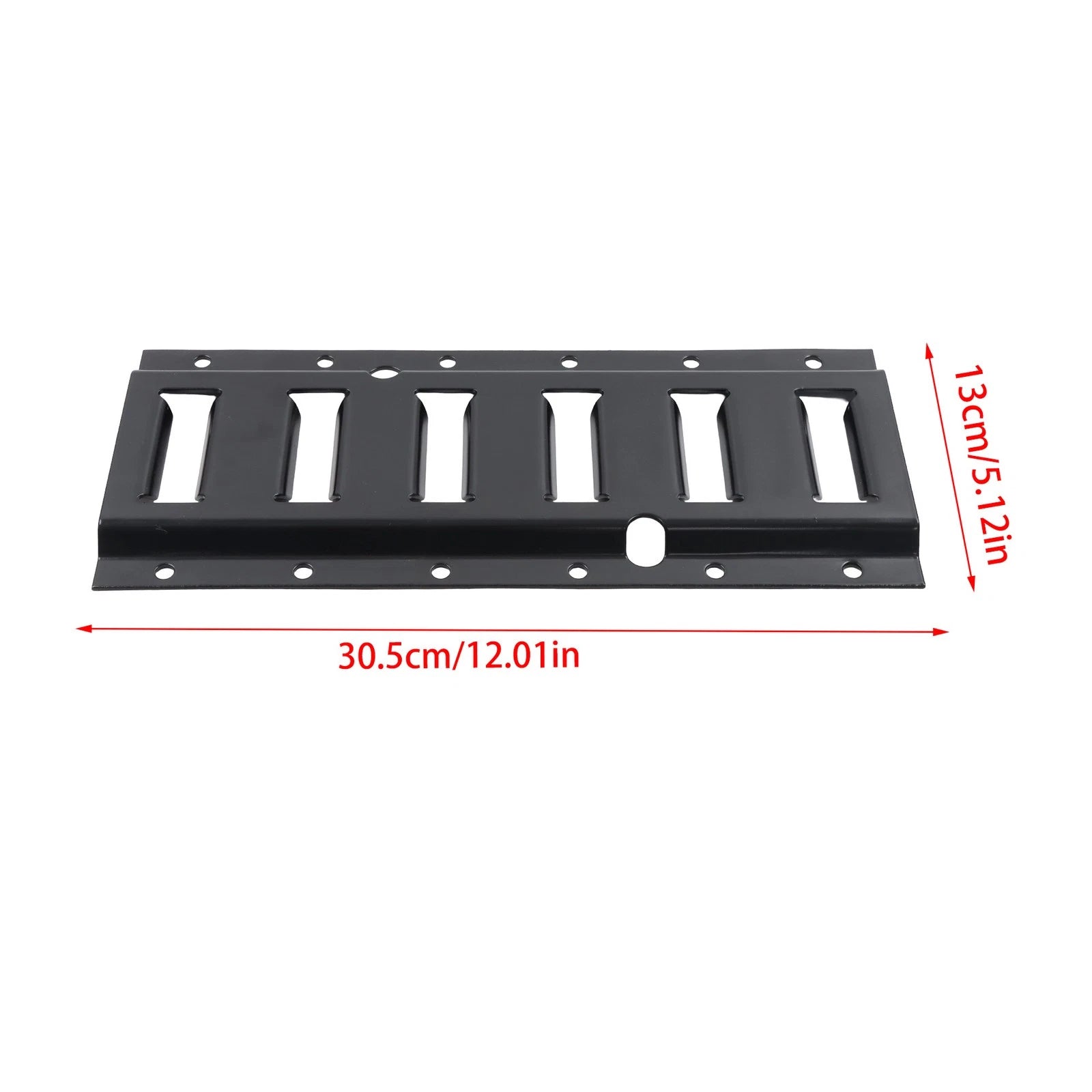 14 Pack E Track Tie Down Rail Kit for Trailers (Flexible, Powder Coated Black)