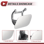 Front Left Washer Nozzle Cover Cap No. 51117210881 for BMW 740i (2011–2015) Silver Tone