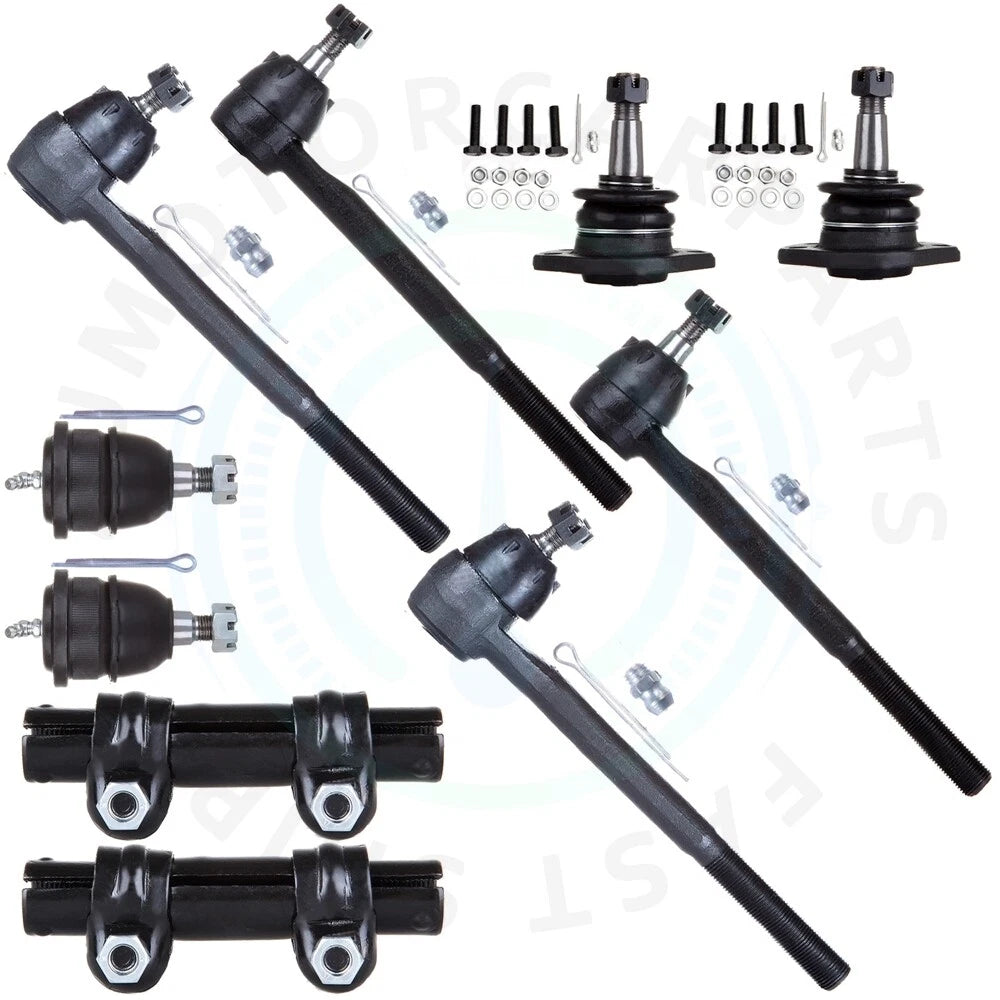Set of 10 Ball Joints and Tie Rods for Chevrolet Chevelle (1964–1970)