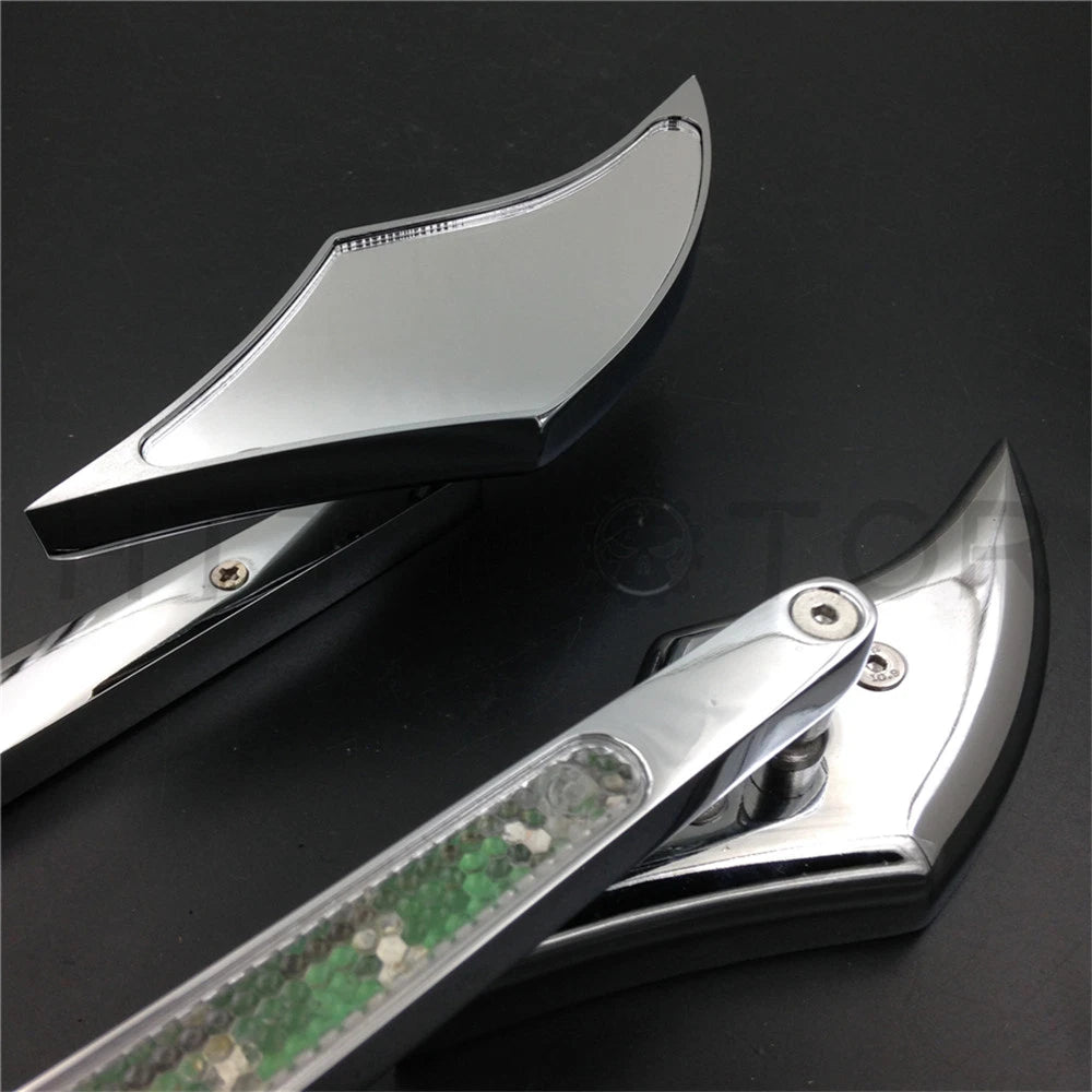 LED Turn Signal Mirror for Harley Softail, Touring, Dyna, Sportster XL (2000–2023)
