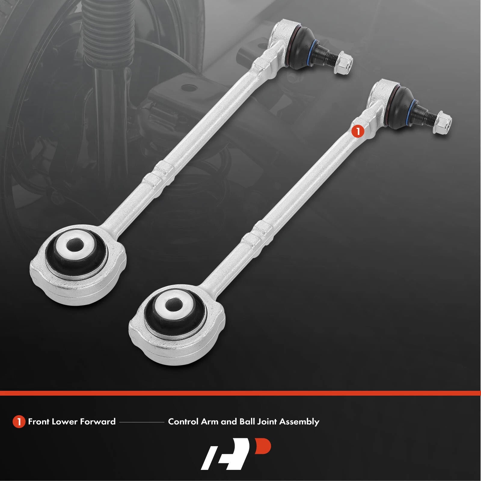 2X Front Lower Rearward Control Arm with Ball Joint for Mercedes-Benz