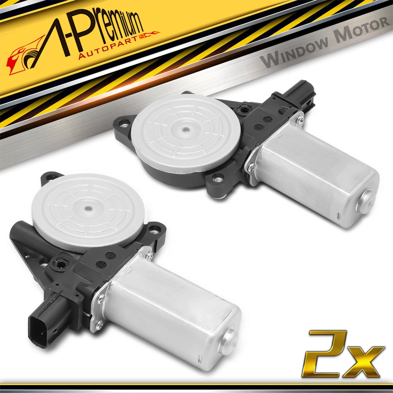 2X Front Window Motor for Honda CR-V (2007–2011)