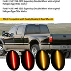 Set of 6 Marker Side Indicator Light Repeater Smoked Lens for Ford F350 F450 H