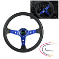 14-Inch Universal Aluminum Racing Steering Wheel 6 Bolt Drifting