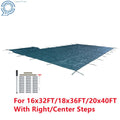 Swimming Pool Winter Safety Cover for Mesh Rectangle (4x8 ft Steps)