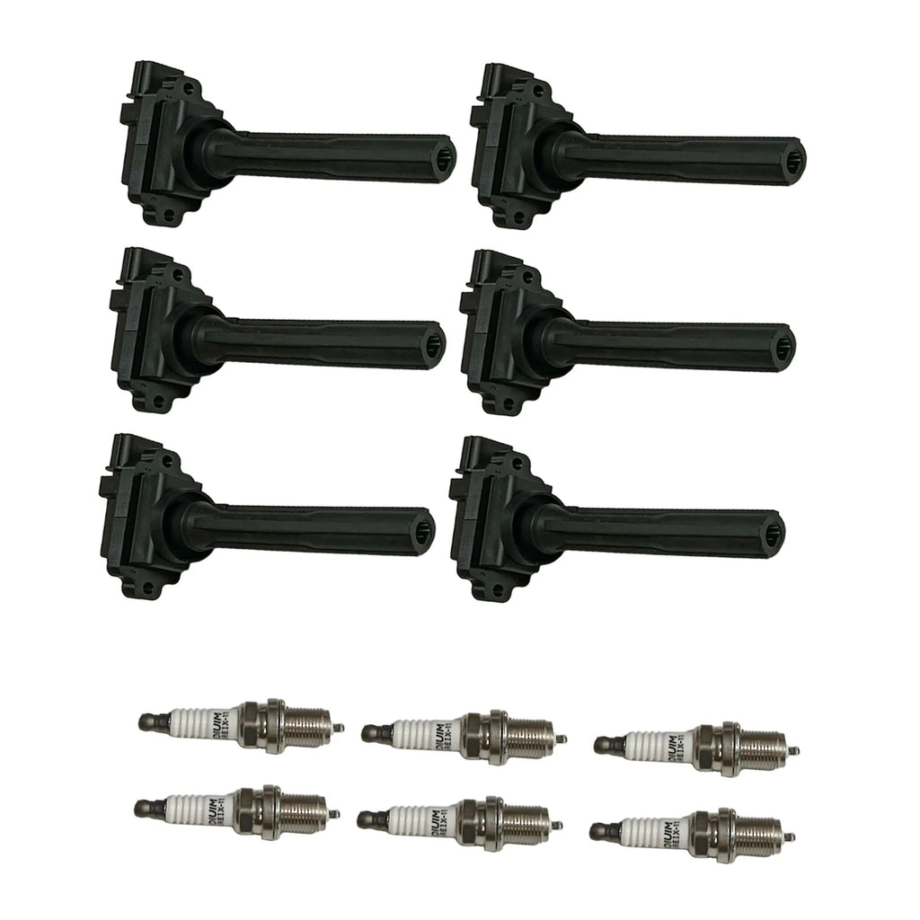 6X Ignition Coil & Iridium Spark Plug for Suzuki Grand Vitara XL-7 (2000–2005) UF237