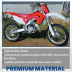 Bodywork Fairing Kit for Honda CR125R CR250R (2002–2007) - Red & White